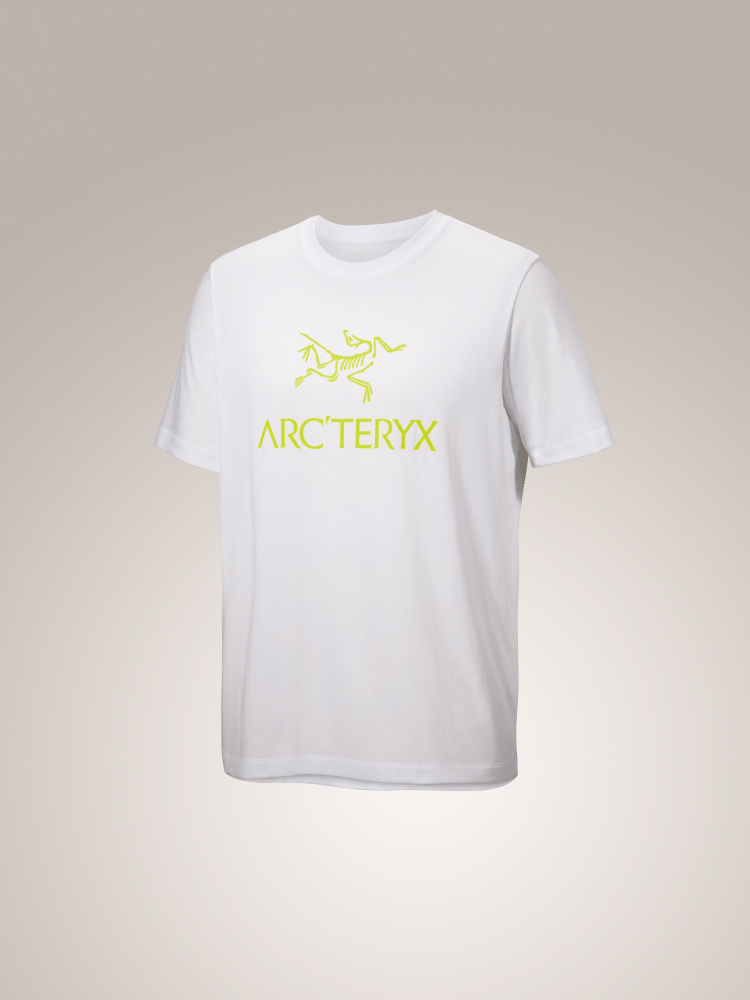 ArcWord Logo SS Men's White Light - Arc'teryx Australia