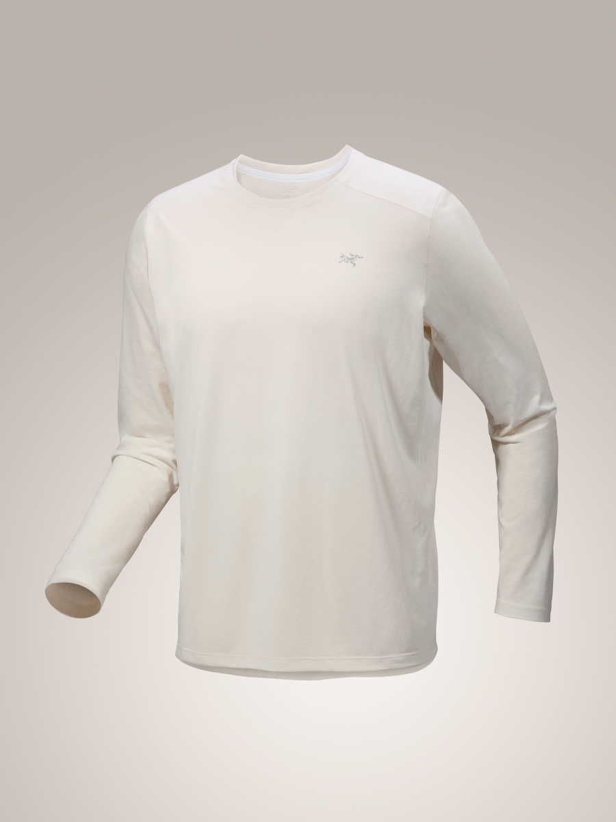 Cormac Crew Neck Shirt LS Men's Arctic Silk Heather - Arc'teryx Australia