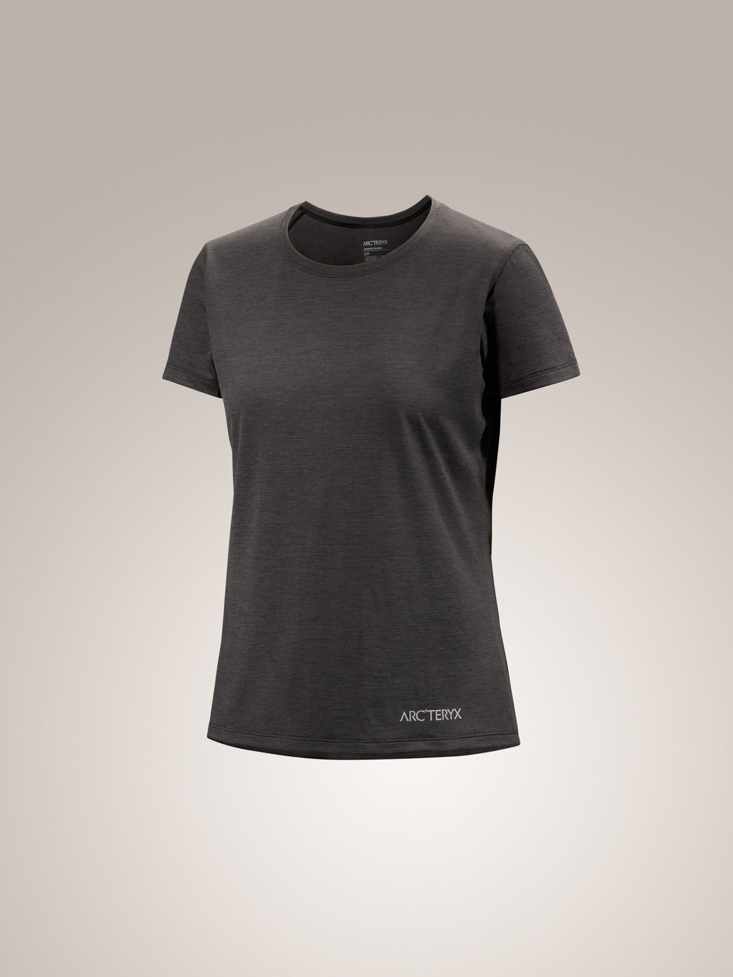 Taema Arc'Bird Crew SS Women's Black Heather - Arc'teryx Australia
