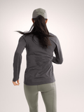 Taema Crew Neck Shirt LS Women's Black Heather - Arc'teryx Australia