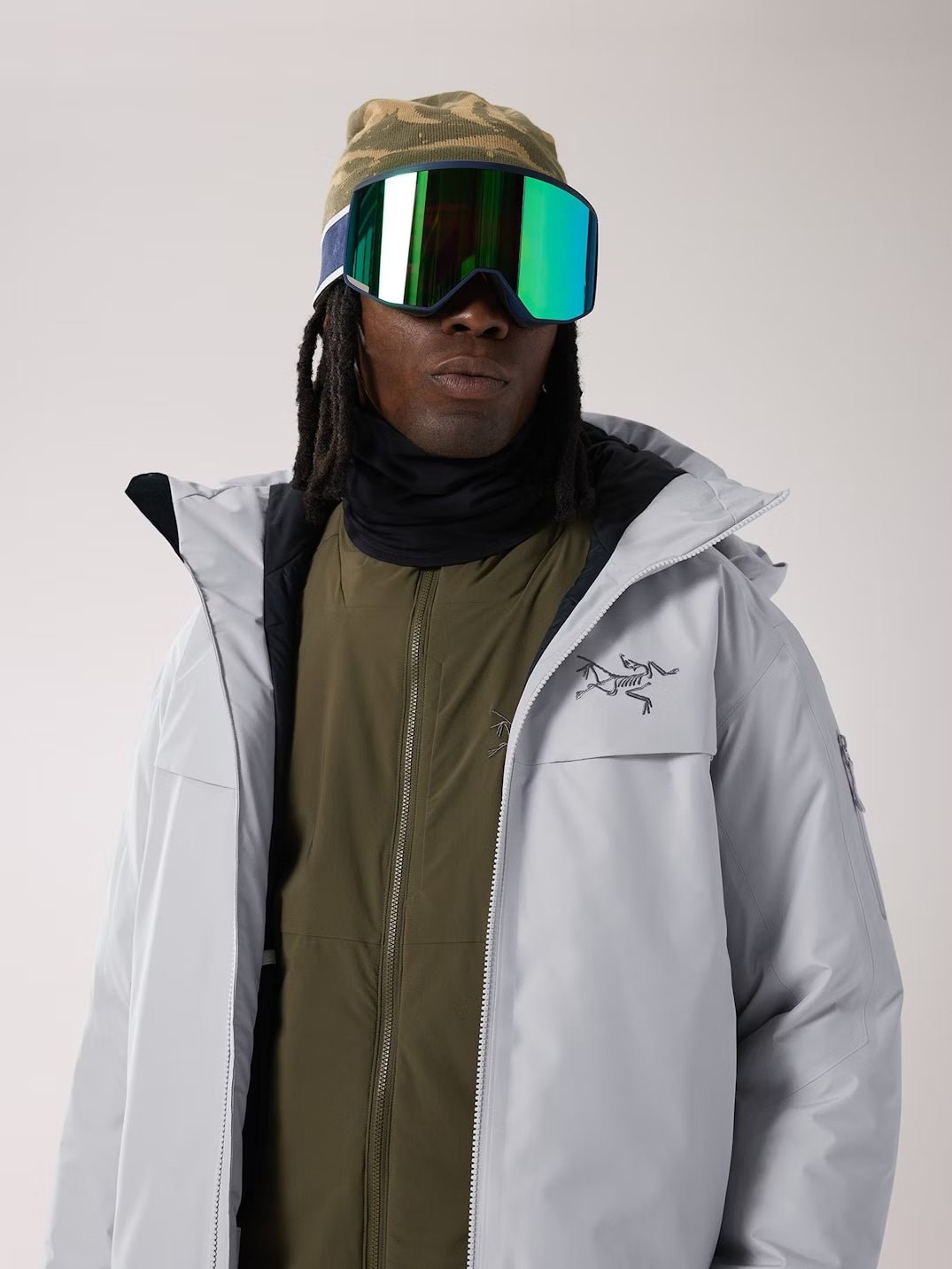 Rho Neck Gaiter Long Black - Arc'teryx Australia