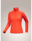 Rho Zip Neck Women's Solaris - Arc'teryx Australia