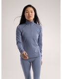 Rho Zip Neck Women's Stratus - Arc'teryx Australia