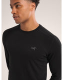 Rho Merino Wool Crew Neck LS Men's Black - Arc'teryx Australia