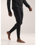 Rho Merino Wool Bottom Men's Black - Arc'teryx Australia