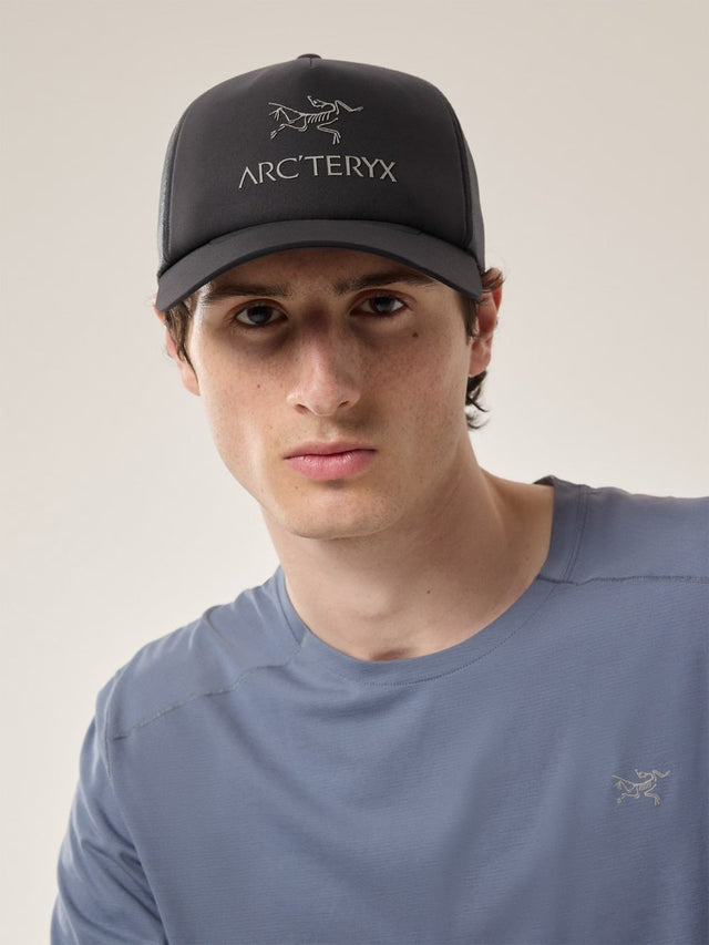 Bird Word Trucker Curved Hat Black / Graphite - Arc'teryx Australia