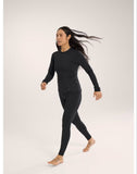 Rho Crew Neck LS Women's Black - Arc'teryx Australia