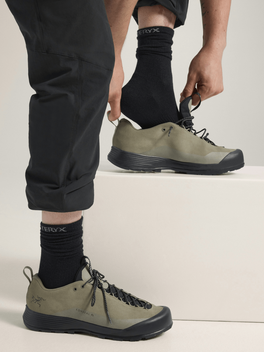 Merino Wool Mid Sock Black - Arc'teryx Australia