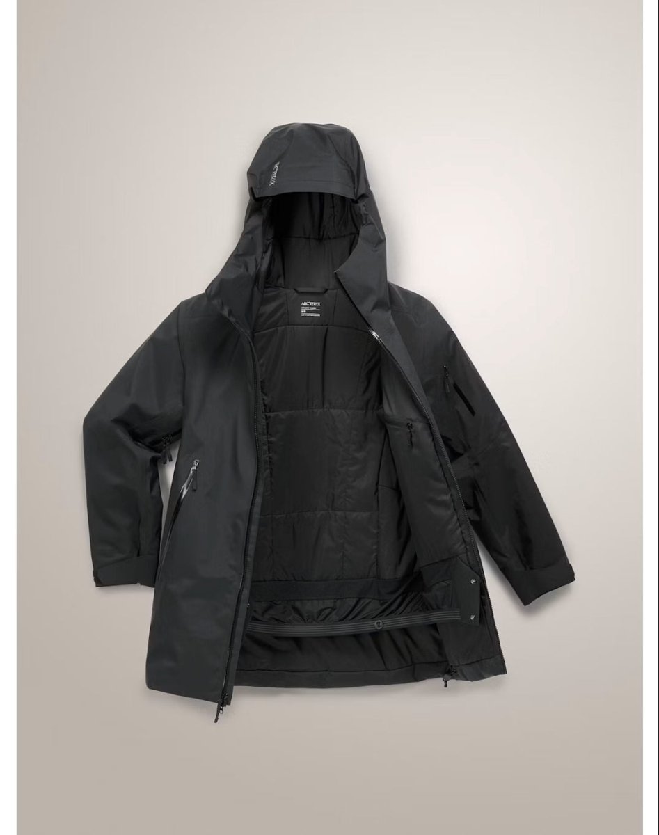 Sentinel Insulated Jacket Women's Black - Arc'teryx Australia
