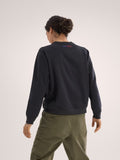 Aestas Crew Neck Pullover Women's Black/Multi - Arc'teryx Australia