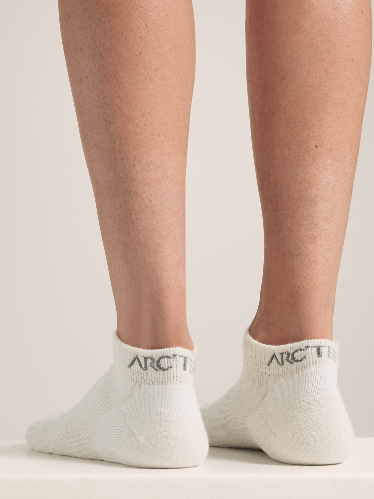 Merino Wool Low Cut Sock White - Arc'teryx Australia