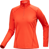 Rho Zip Neck Women's Solaris - Arc'teryx Australia