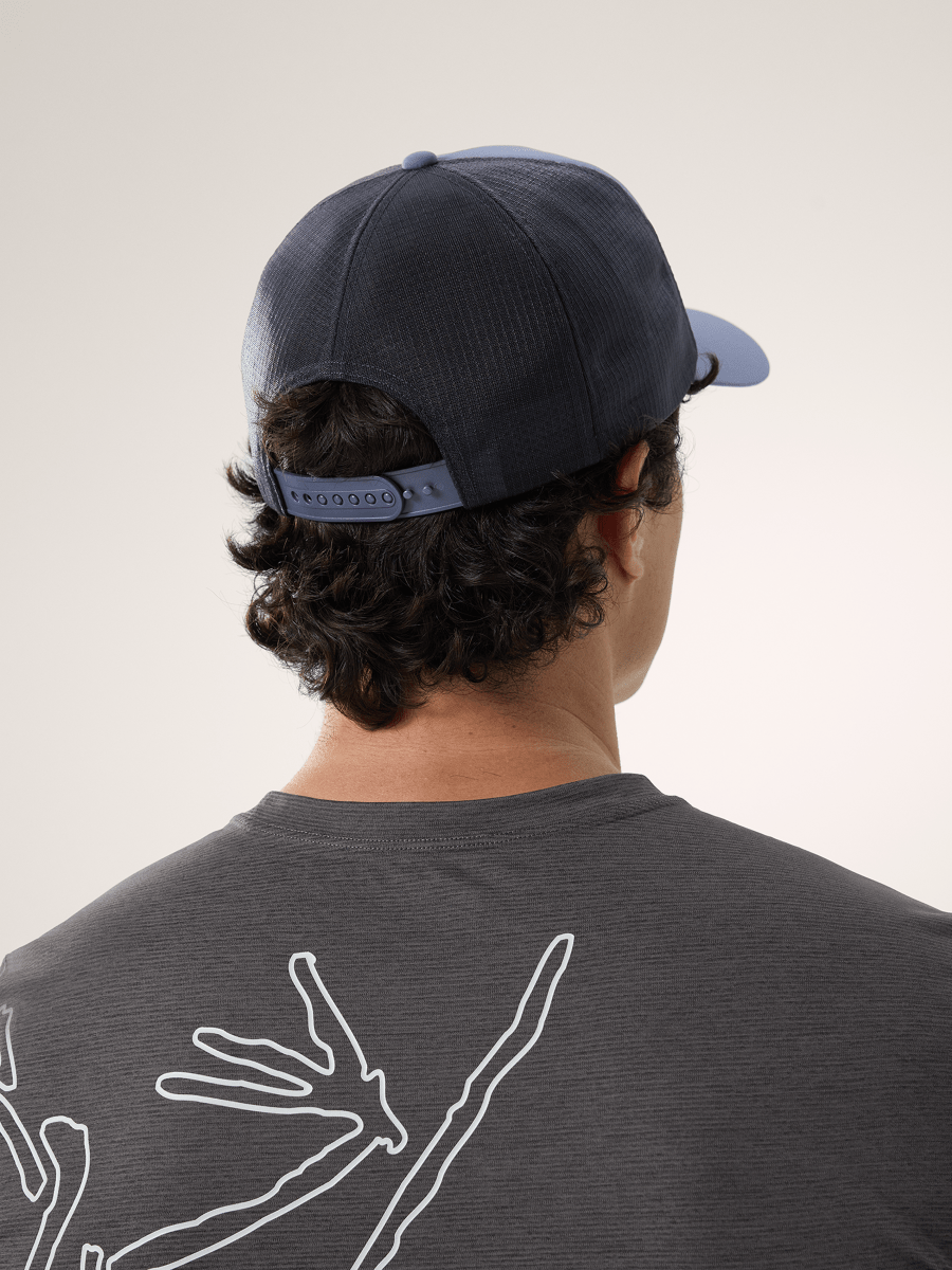 Bird Word Trucker Curved Hat Stratus / Dark Stratus - Arc'teryx Australia