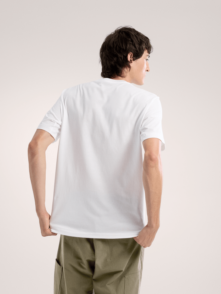 ArcWord Logo SS Men's White Light - Arc'teryx Australia
