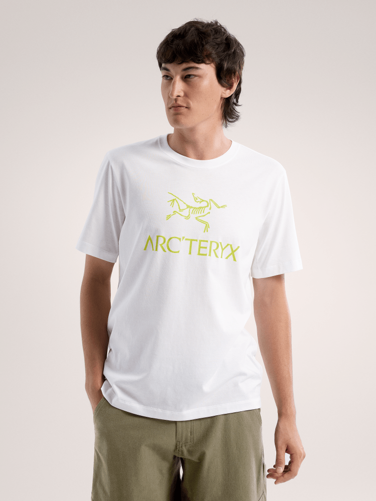 ArcWord Logo SS Men's White Light - Arc'teryx Australia