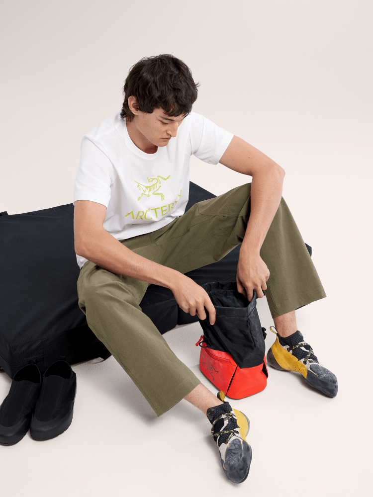 ArcWord Logo SS Men's White Light - Arc'teryx Australia