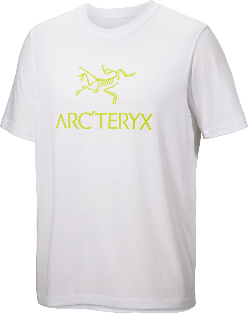 ArcWord Logo SS Men's White Light - Arc'teryx Australia