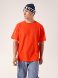 Kragg Cotton Logo Shirt SS Men's Solaris / Multi - Arc'teryx Australia