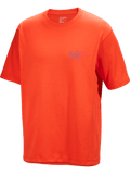 Kragg Cotton Logo Shirt SS Men's Solaris / Multi - Arc'teryx Australia