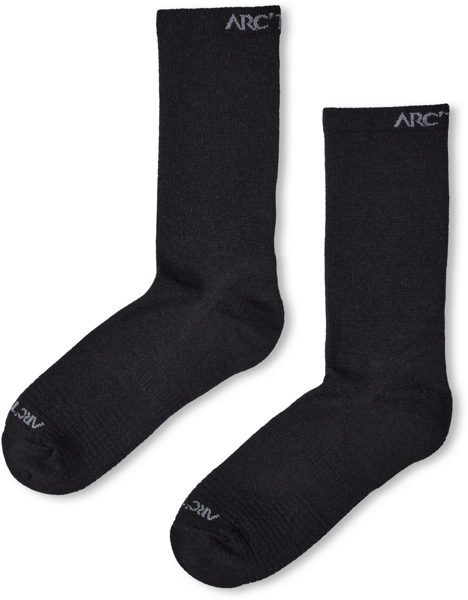 Merino Wool Mid Sock Black - Arc'teryx Australia