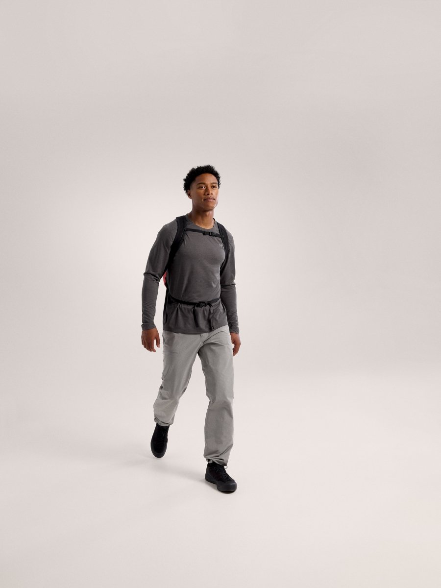 Cormac Crew Neck Shirt LS Men's Black Heather - Arc'teryx Australia