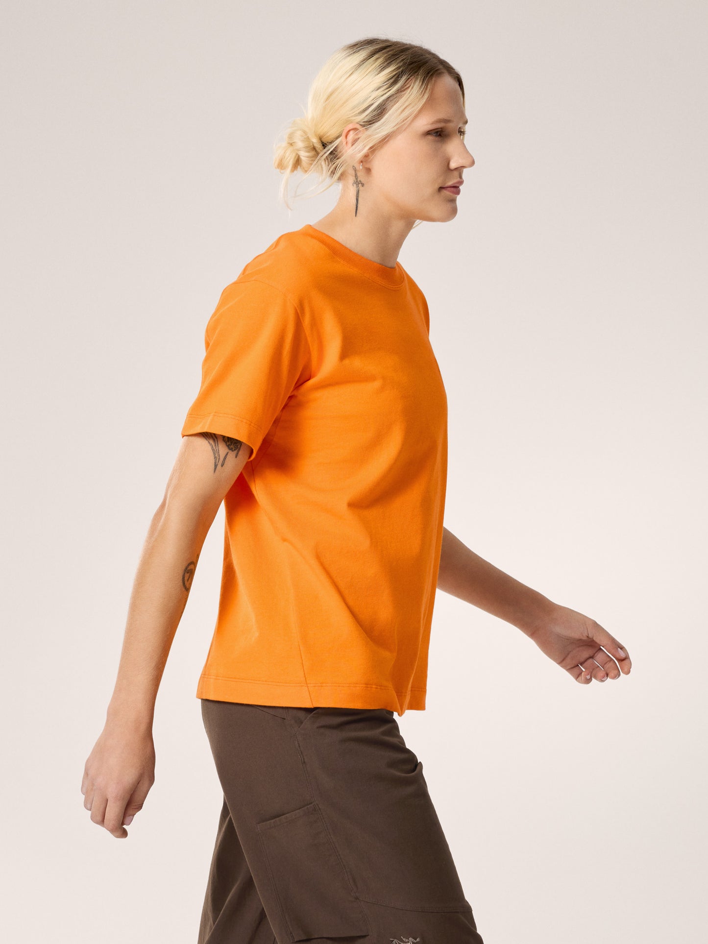 Kragg Cotton Little Bird Crew Shirt SS Women's