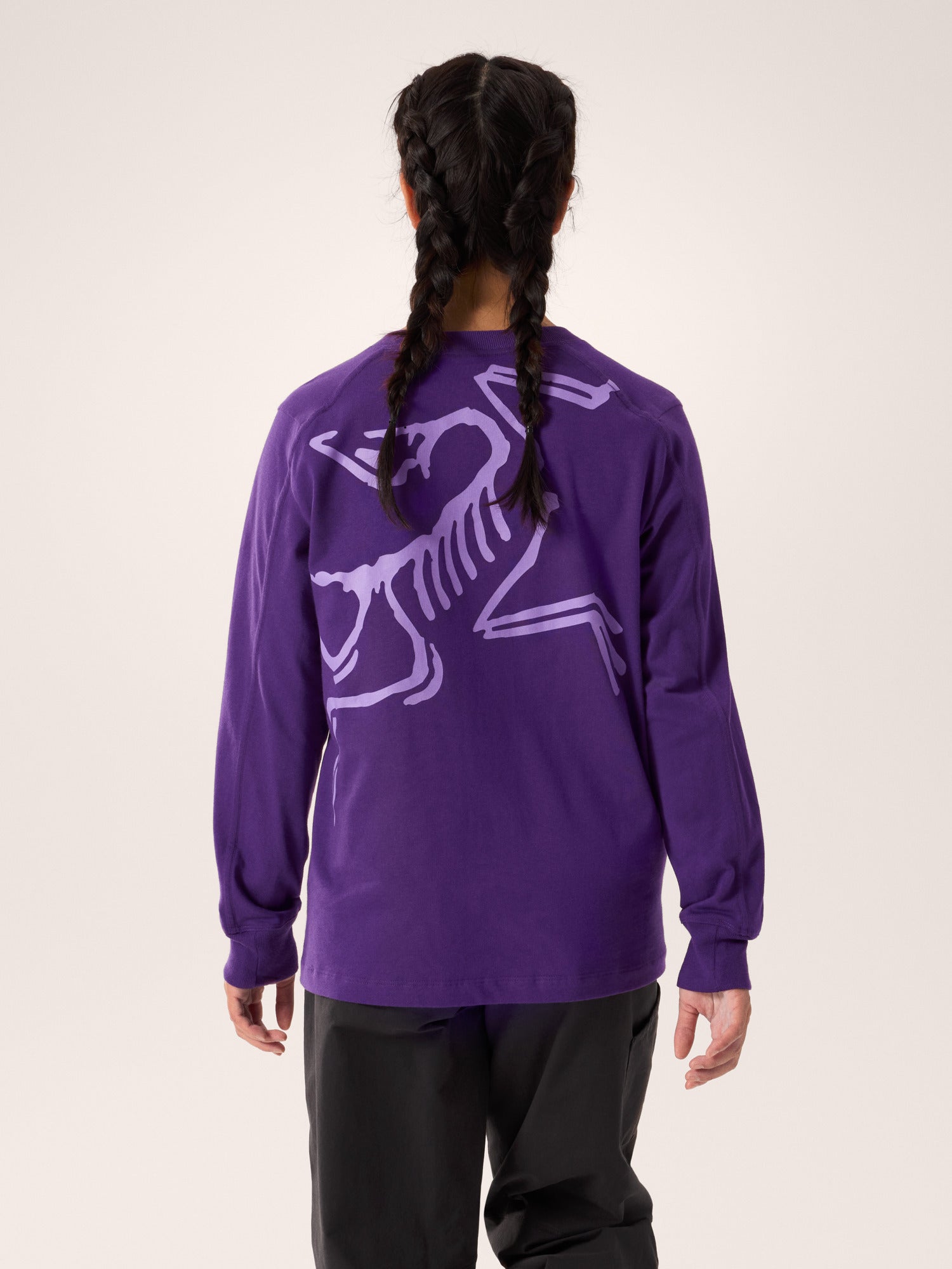 Kragg Cotton Bird Crew Neck Shirt LS Women's