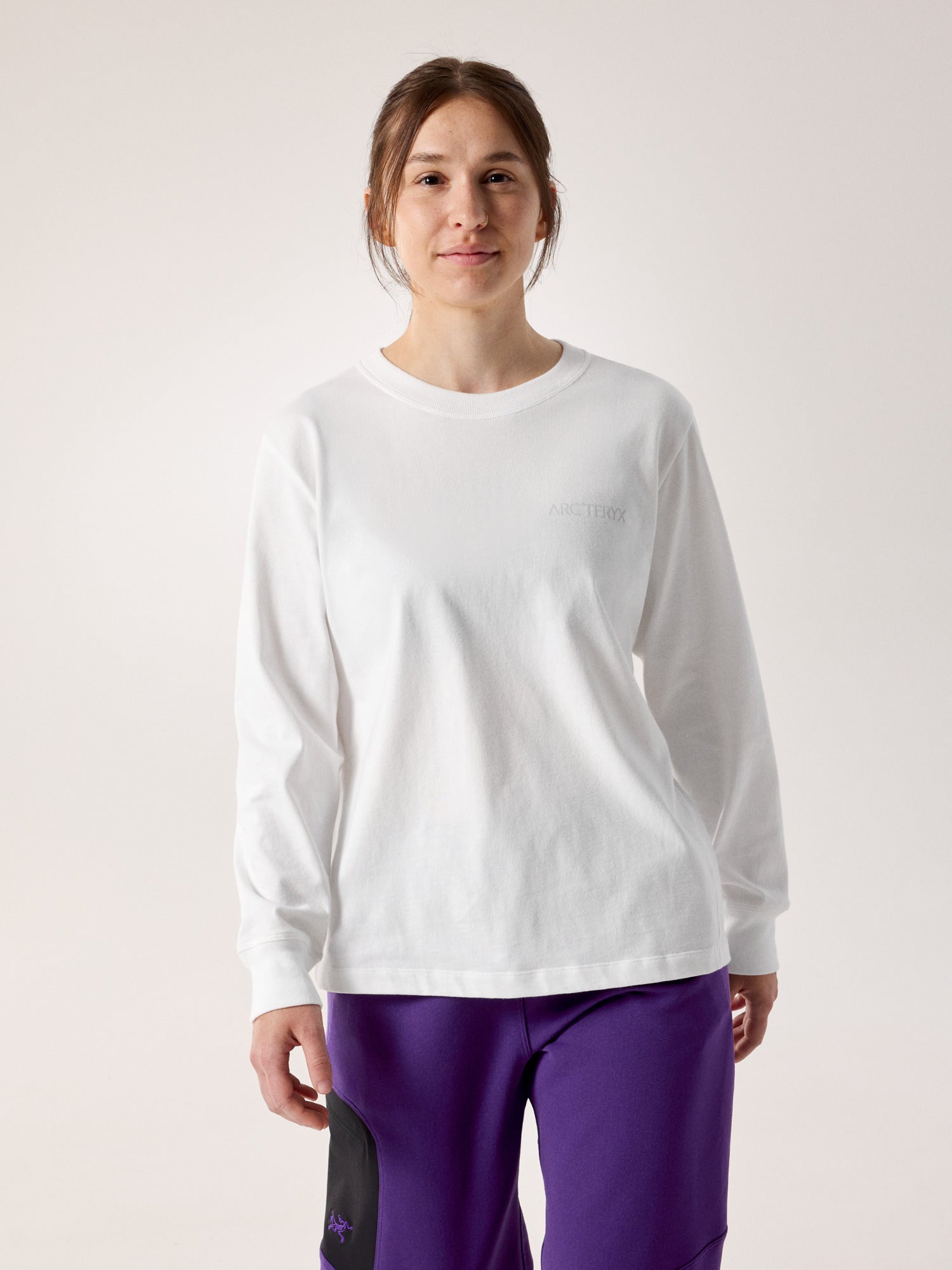 Kragg Cotton Bird Crew Neck Shirt LS Women's