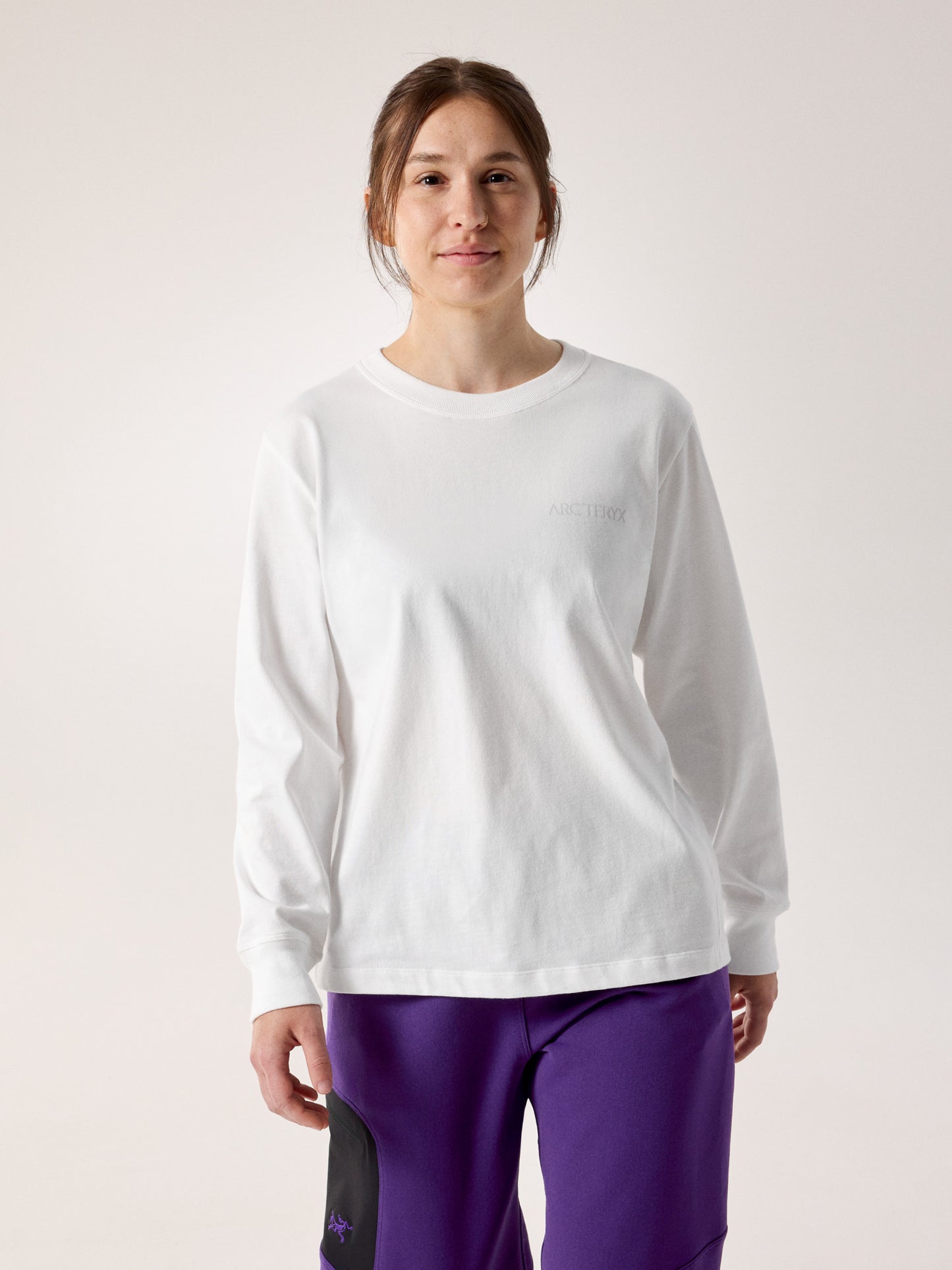 Kragg Cotton Bird Crew Neck Shirt LS Women's
