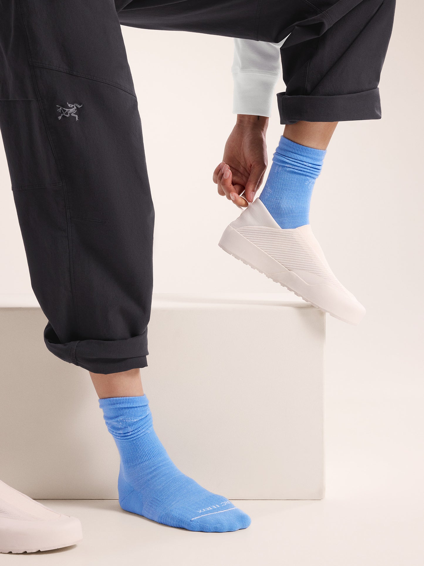 Merino Wool Mid Bird Sock