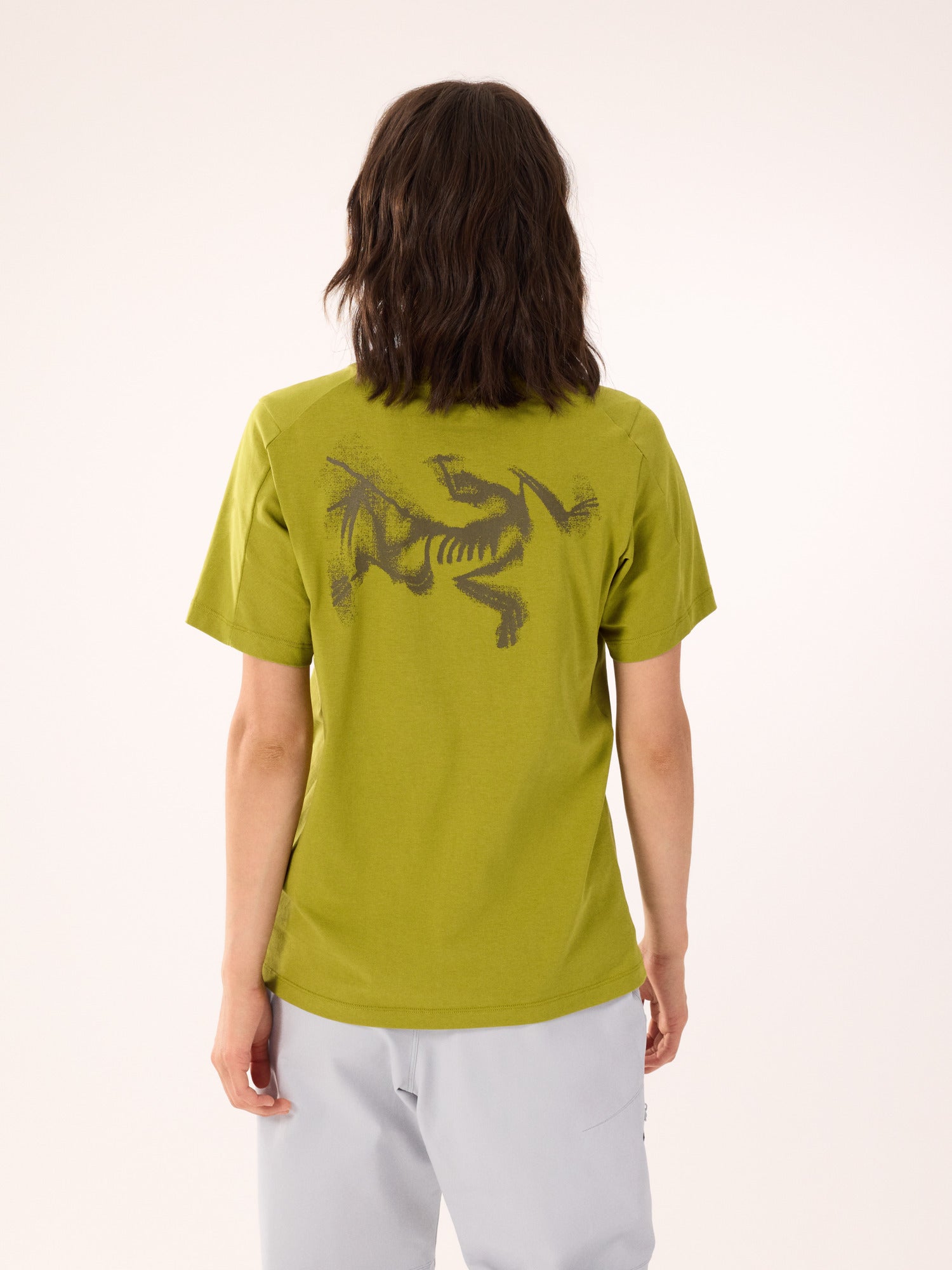 Kragg SL Cotton Blurred Bird Crew Shirt SS Women's
