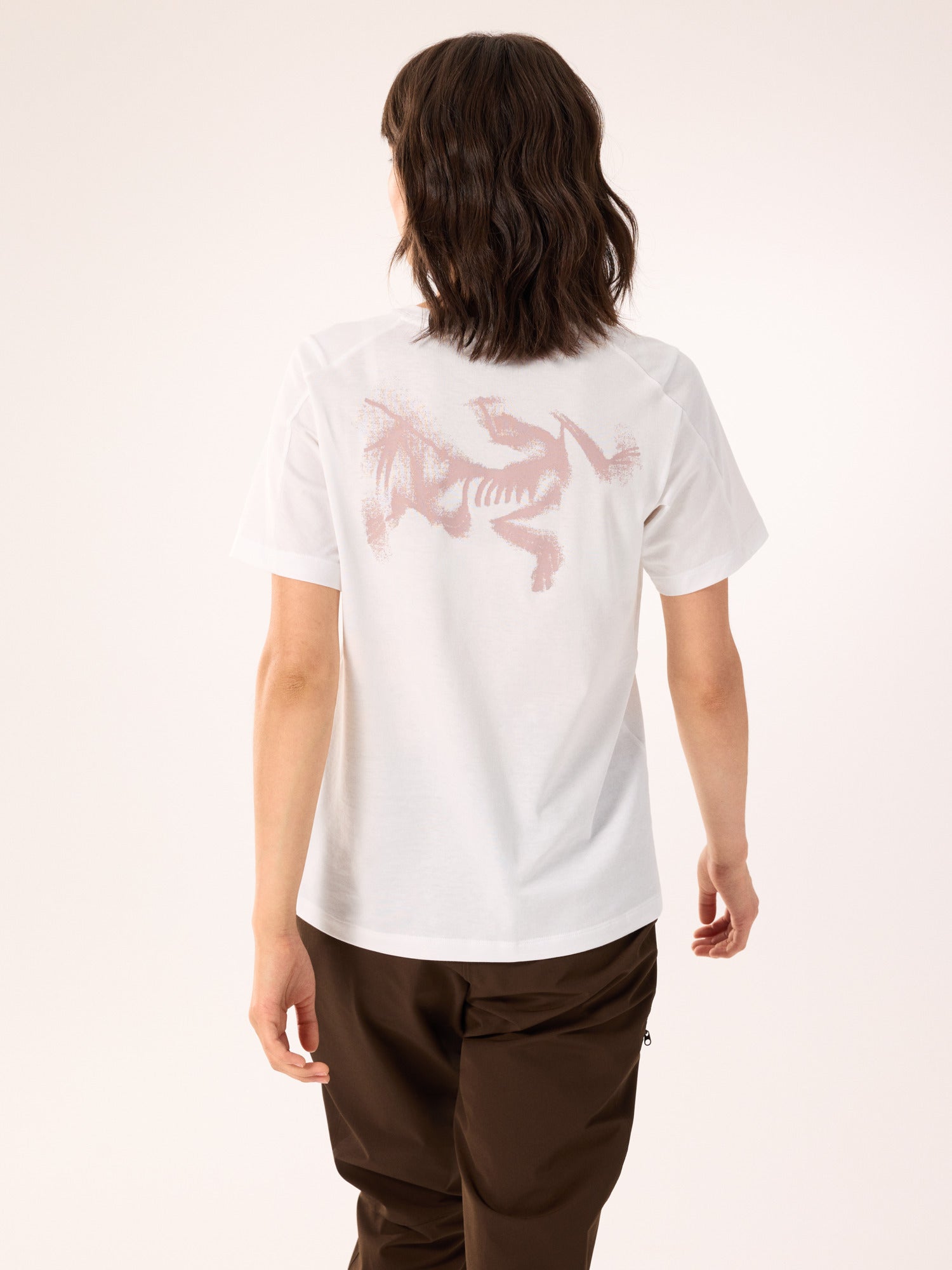 Kragg SL Cotton Blurred Bird Crew Shirt SS Women's