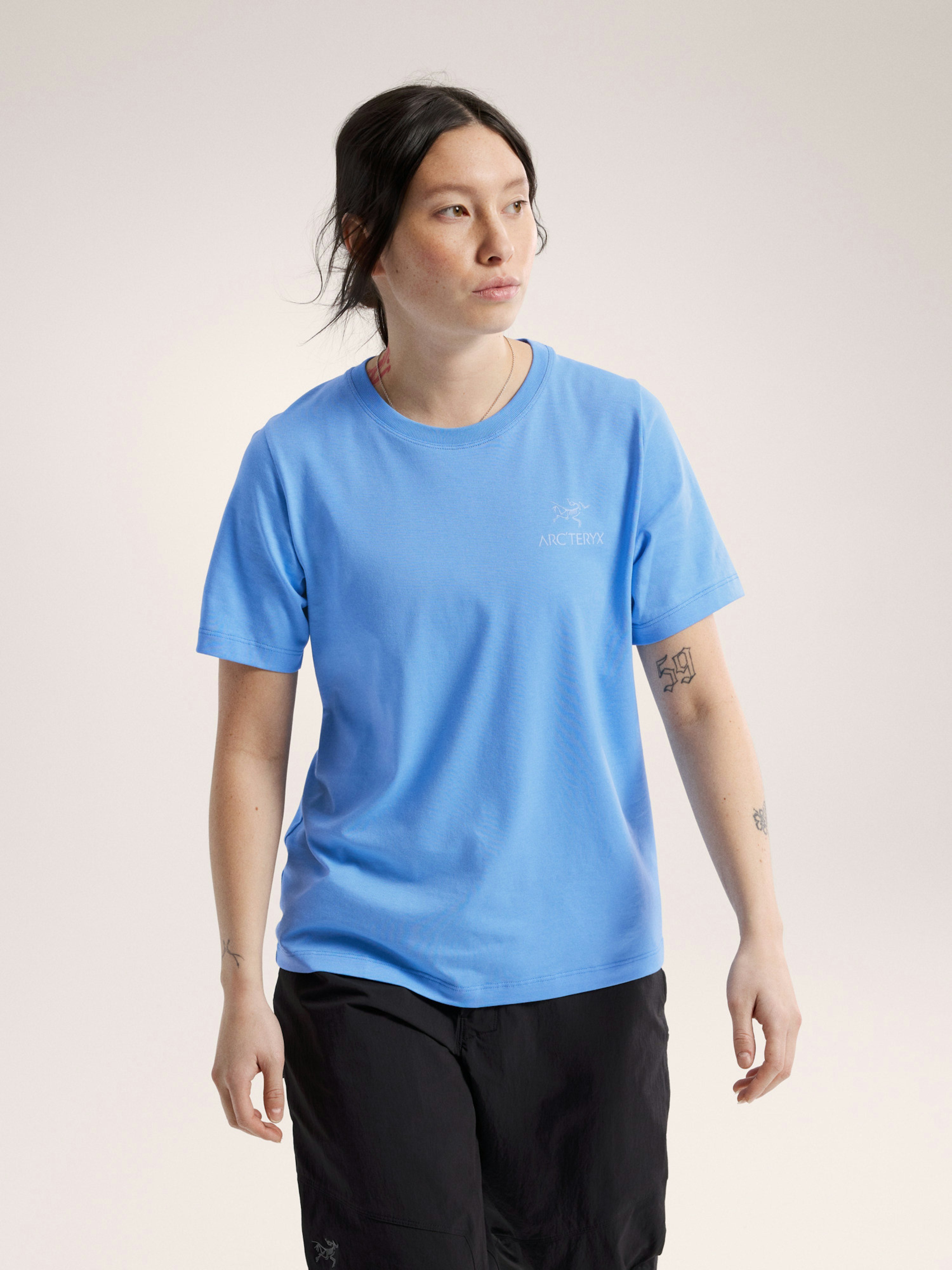 Kragg SL Cotton Emblem Crew Shirt SS Women's