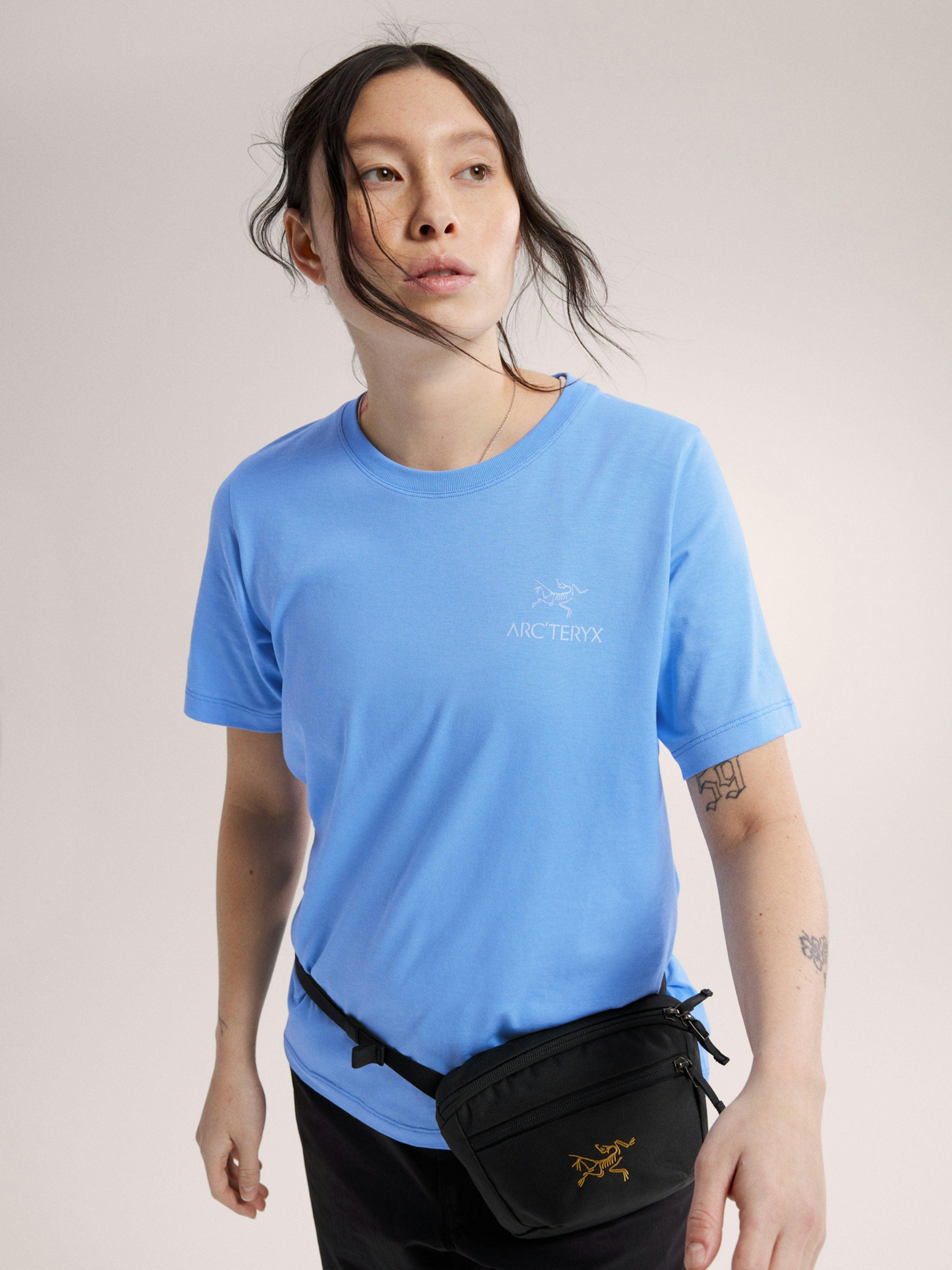 Kragg SL Cotton Emblem Crew Shirt SS Women's