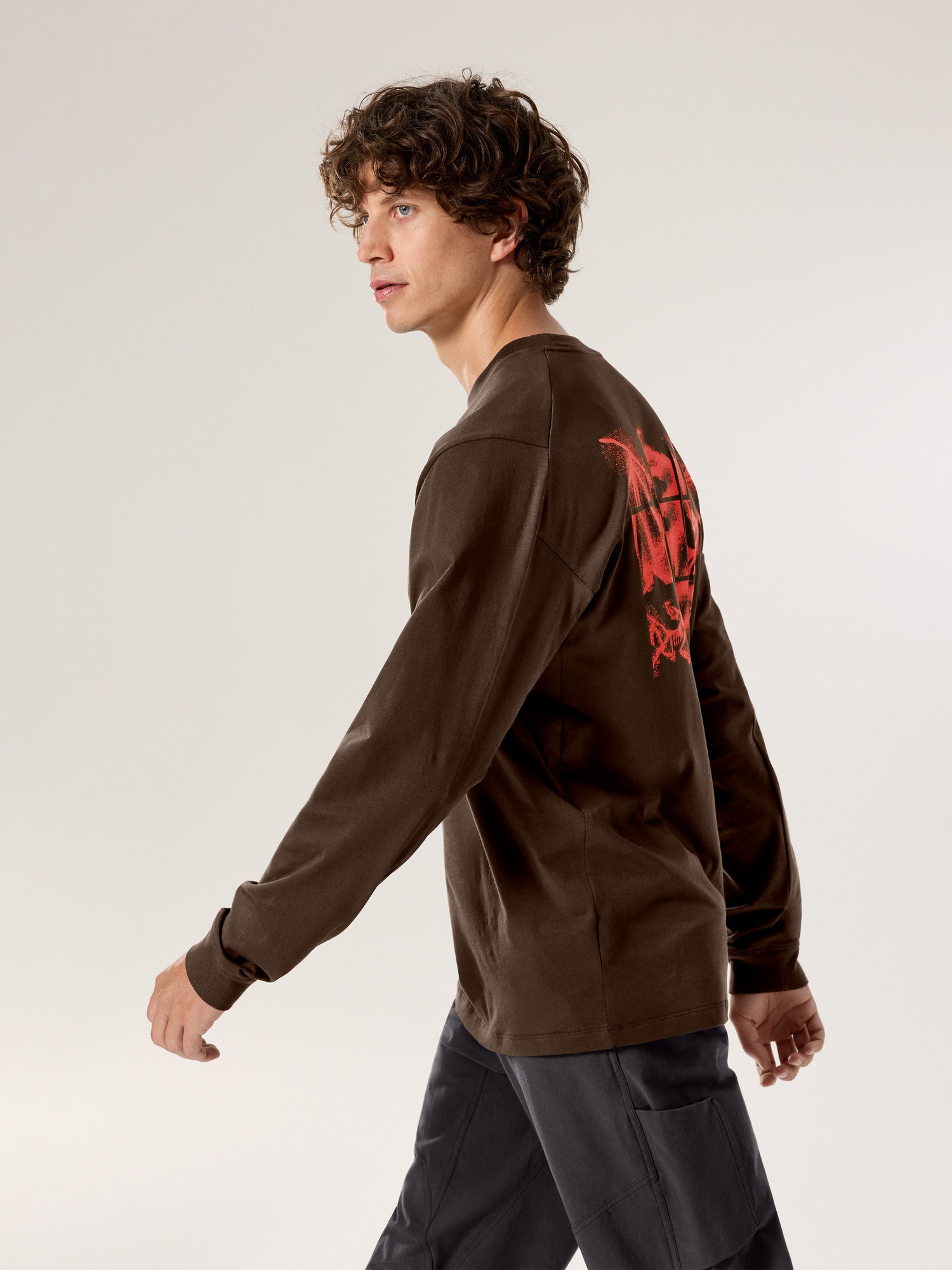 Kragg SL Cotton Bird Tile Shirt LS Men's