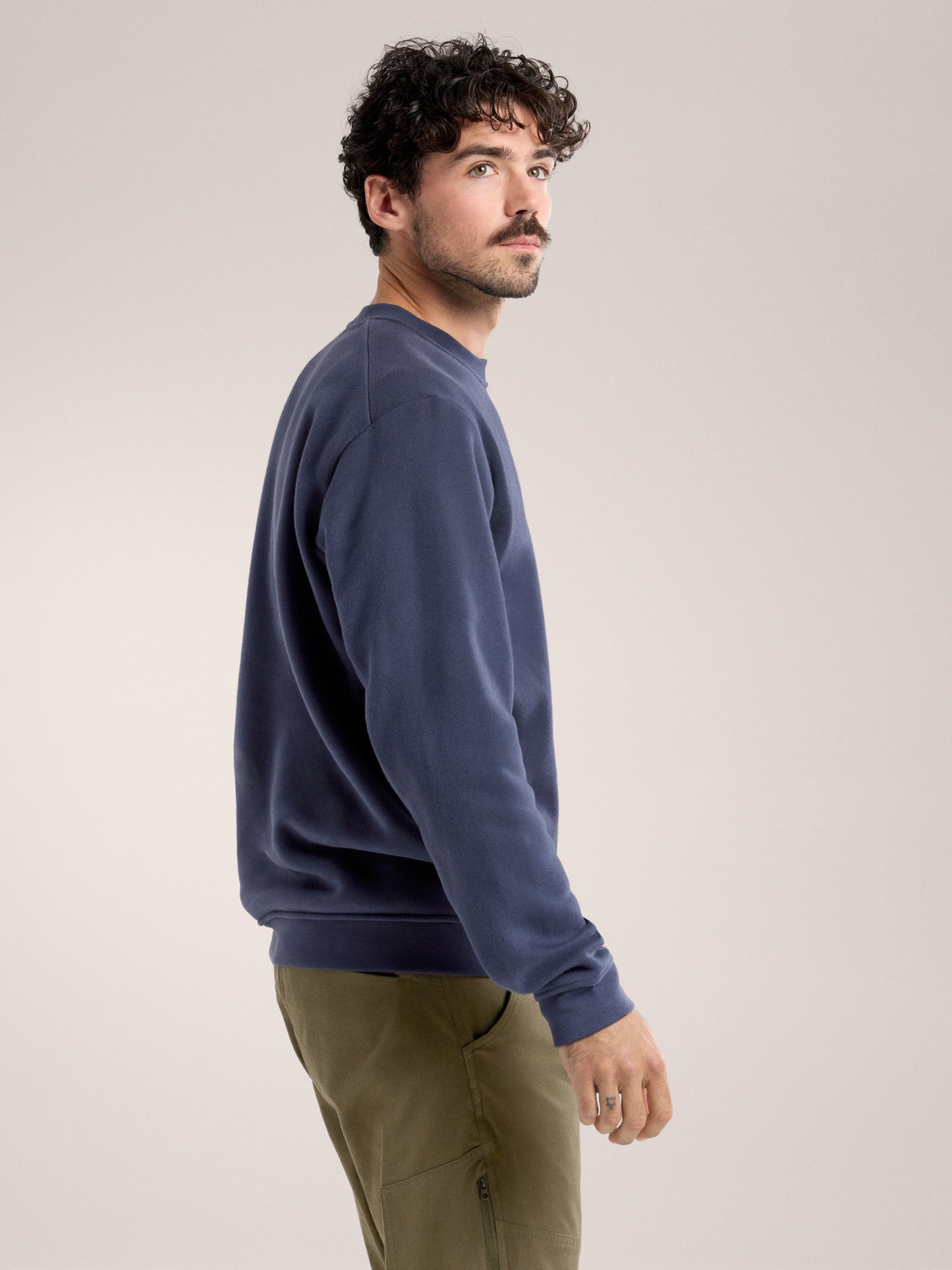 Emblem Fleece Crew Men's