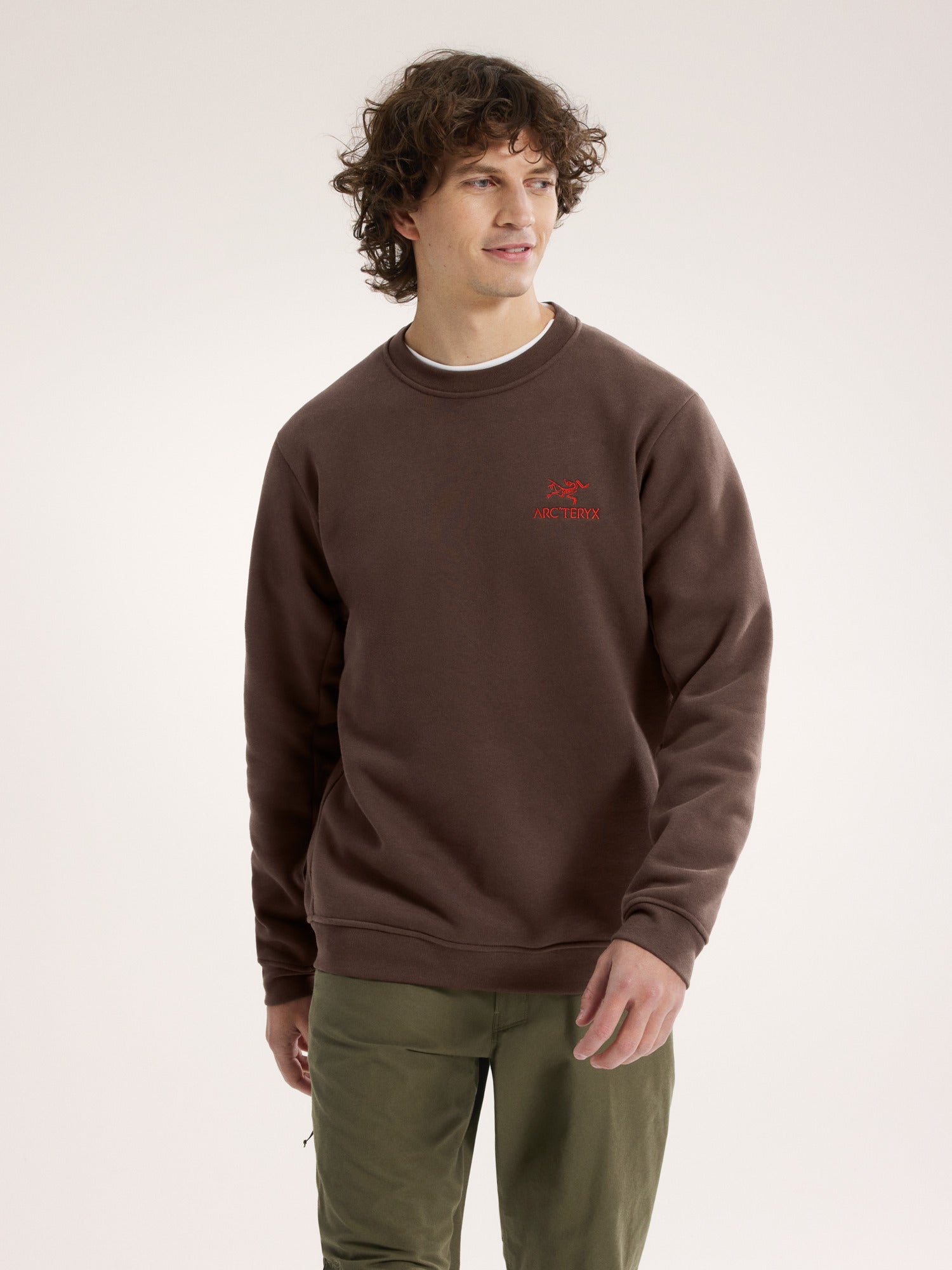 Emblem Fleece Crew Men's