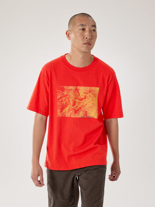 Kragg Cotton Lithographica Shirt SS Men's