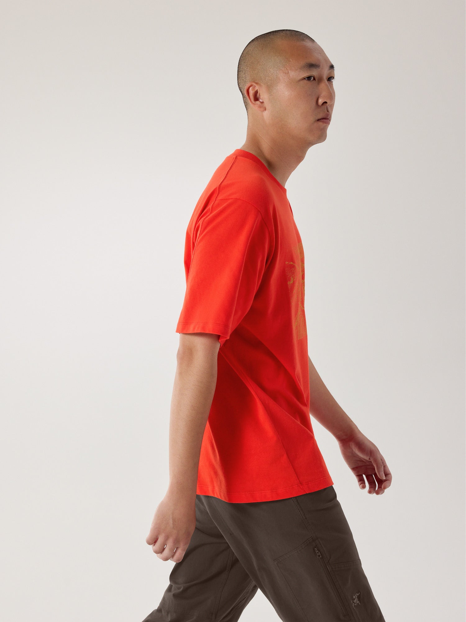 Kragg Cotton Lithographica Shirt SS Men's