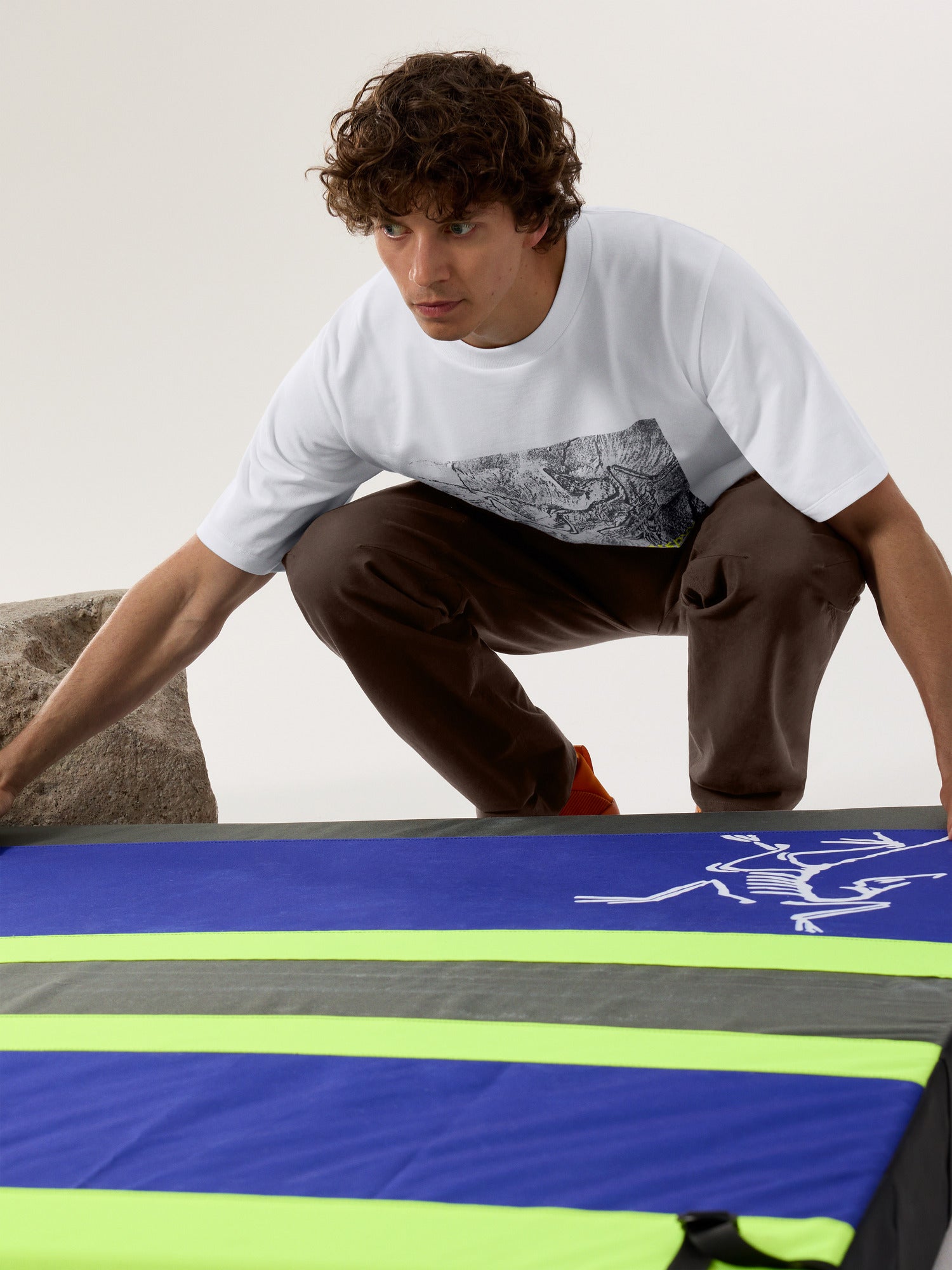 Kragg Cotton Lithographica Shirt SS Men's