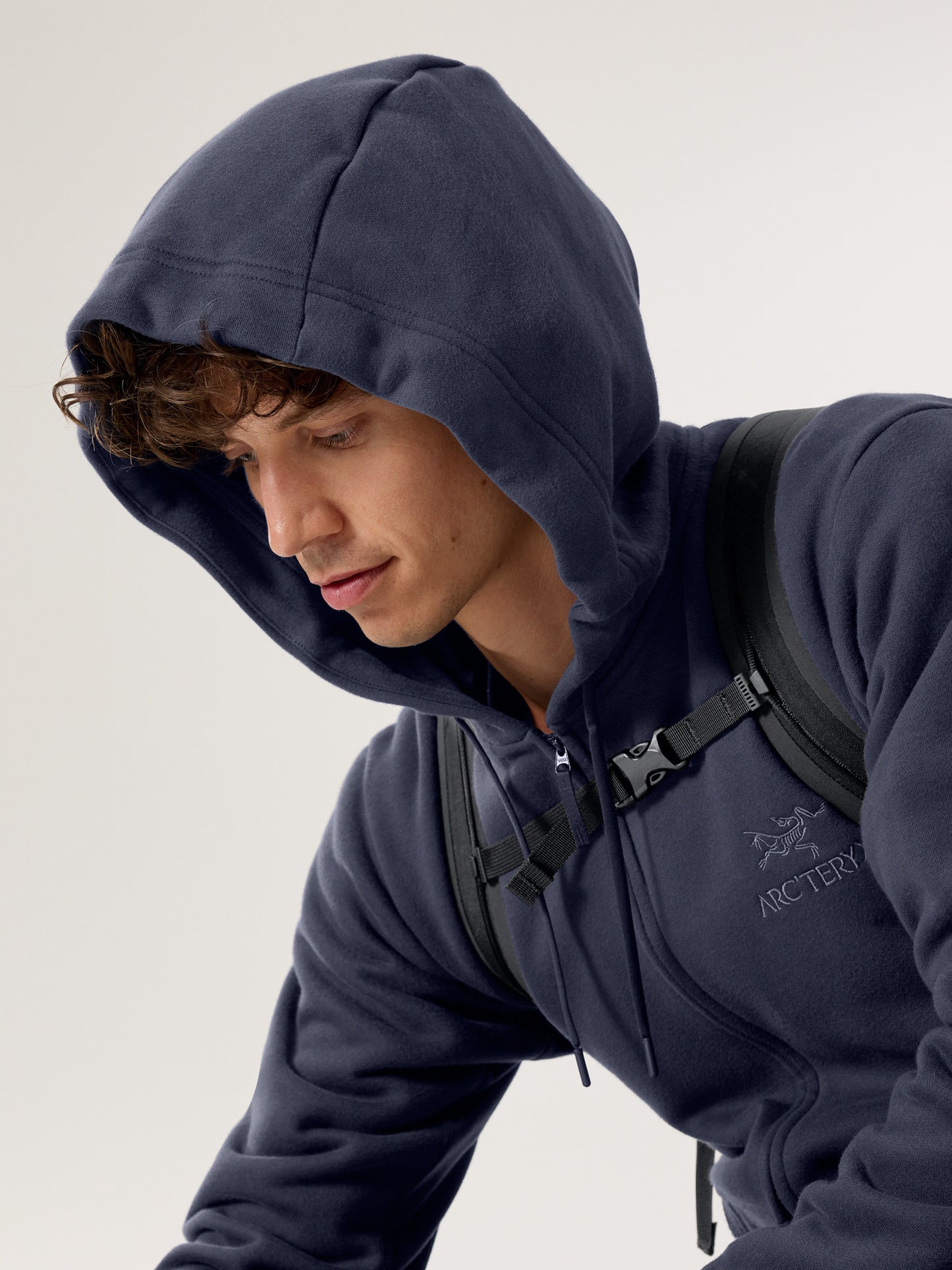 Emblem Fleece Full-Zip Hoody Men's