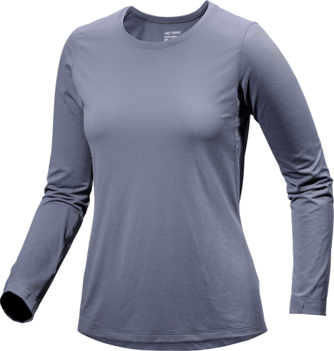 Taema Crew Neck Shirt LS Women's Stratus Heather - Arc'teryx Australia