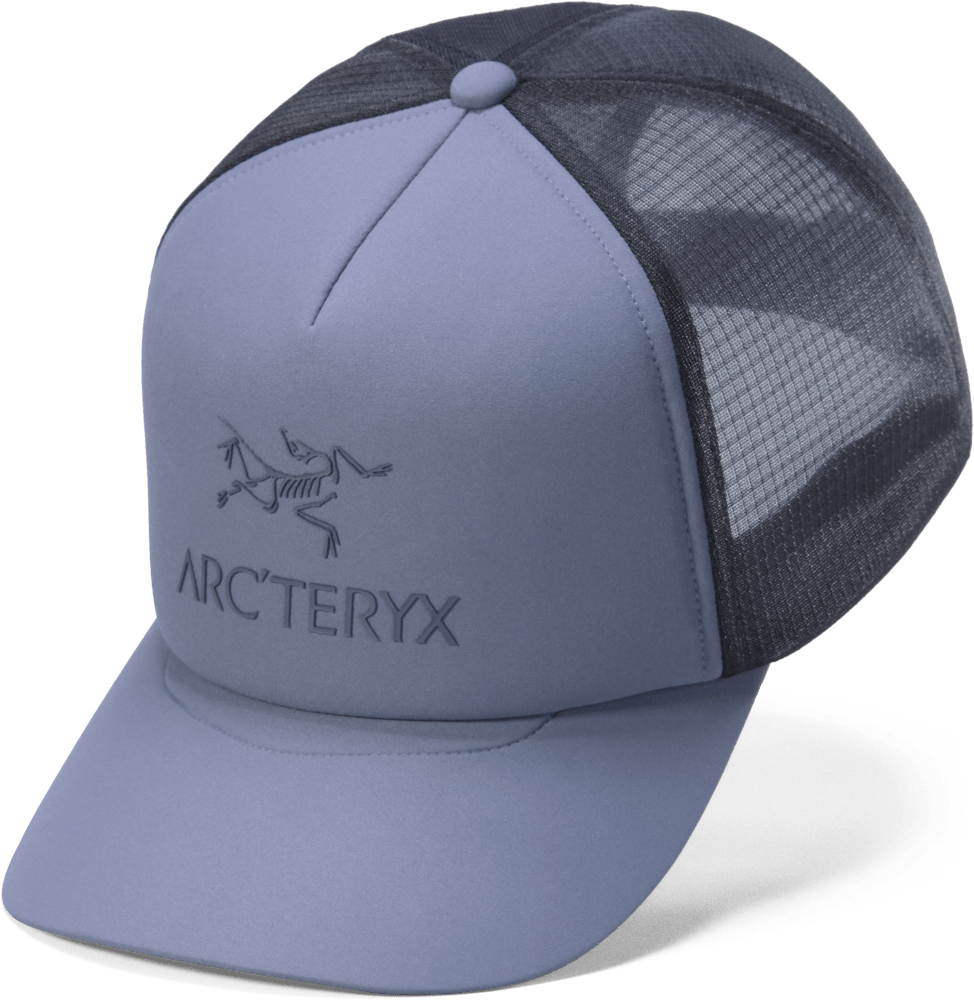 Bird Word Trucker Curved Hat Stratus / Dark Stratus - Arc'teryx Australia