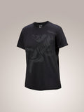 Bird Cotton T-Shirt Women's Black - Arc'teryx Australia