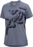 Bird Cotton T-Shirt Women's Stratus / Dk Stratus - Arc'teryx Australia