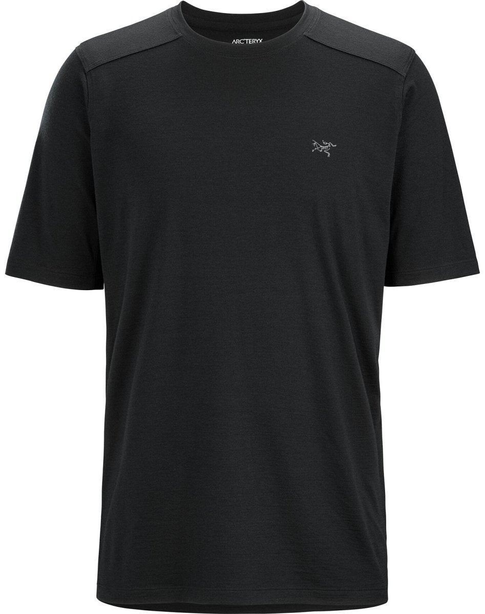 Ionia Merino Wool Shirt SS Men's Black - Arc'teryx Australia