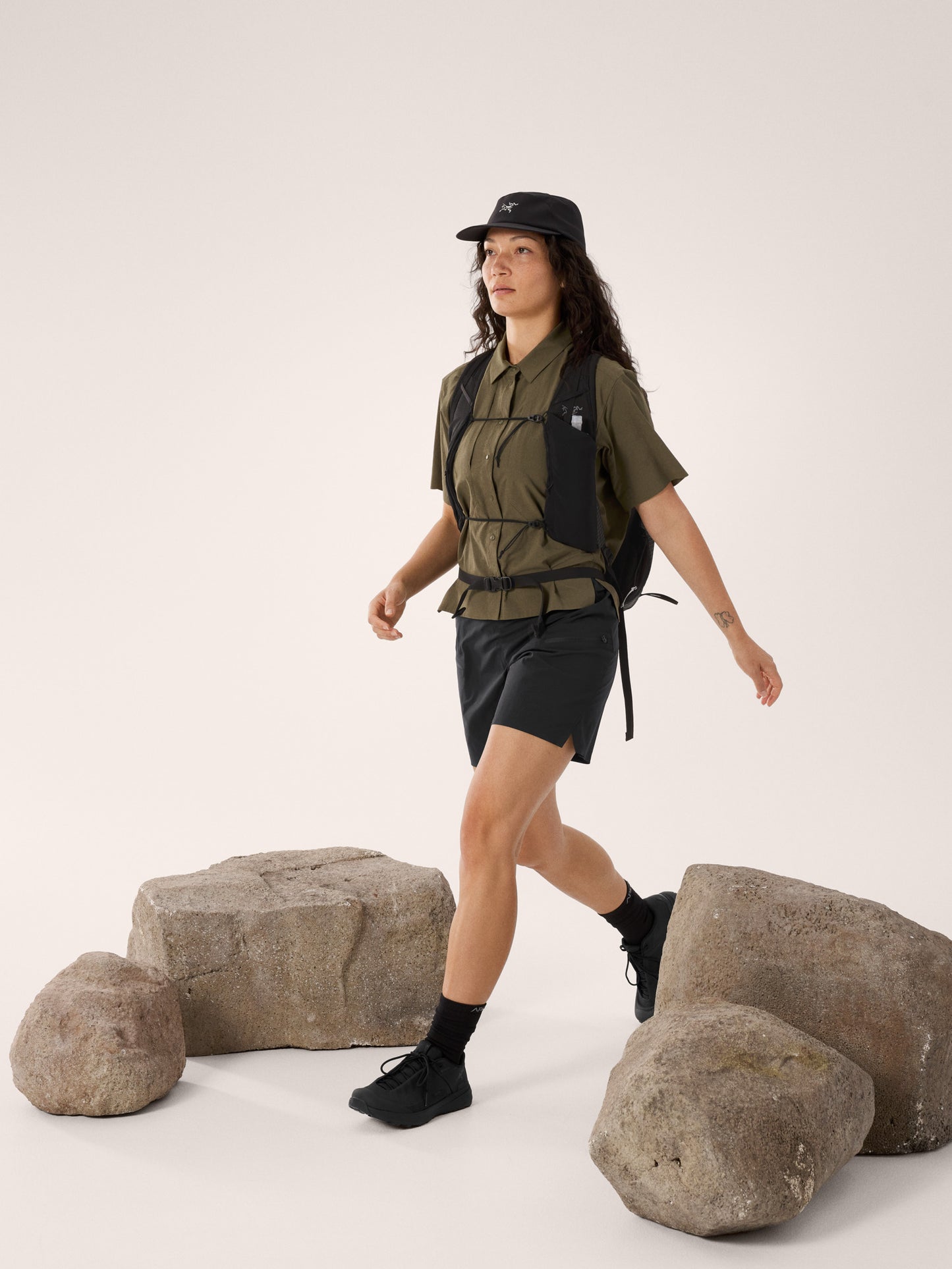 Aestas Short Women's Black - Arc'teryx Australia