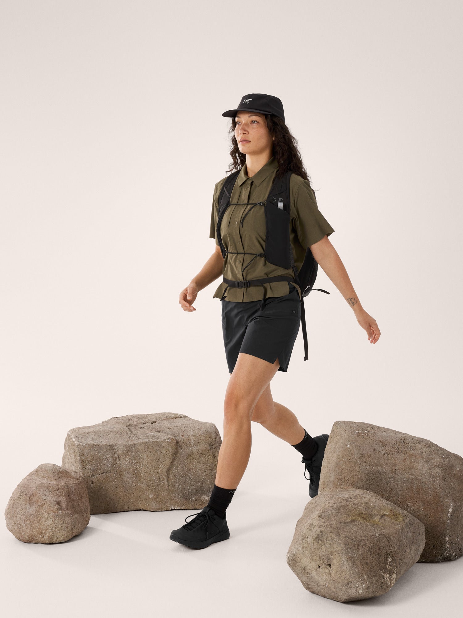 Aestas Short Women's Black - Arc'teryx Australia