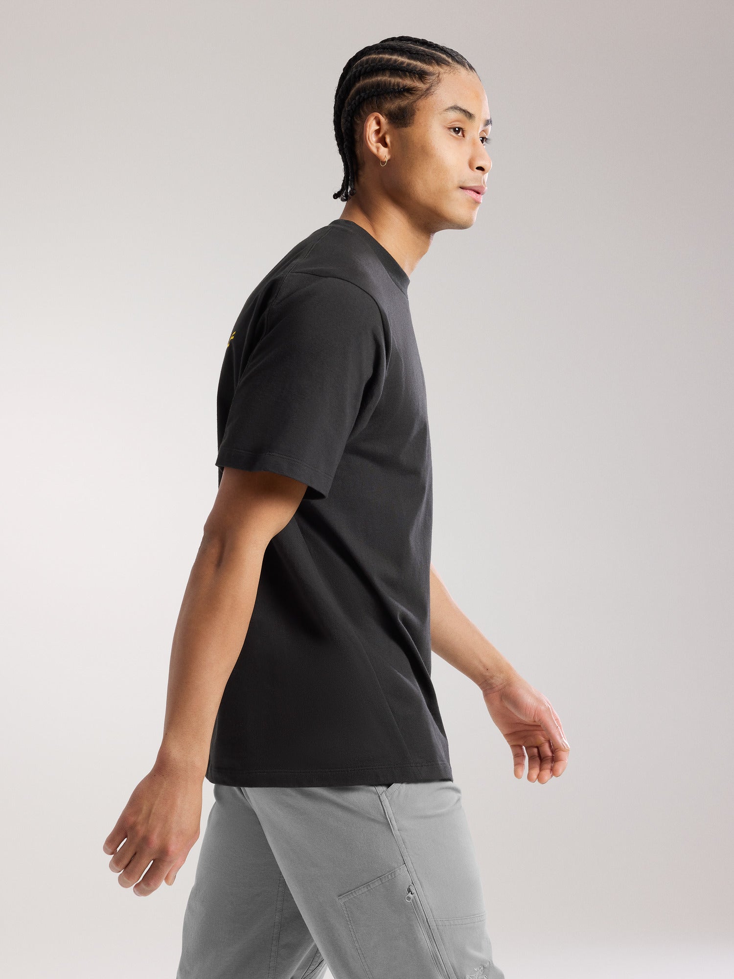 Kragg Cotton Logo Shirt SS Men's