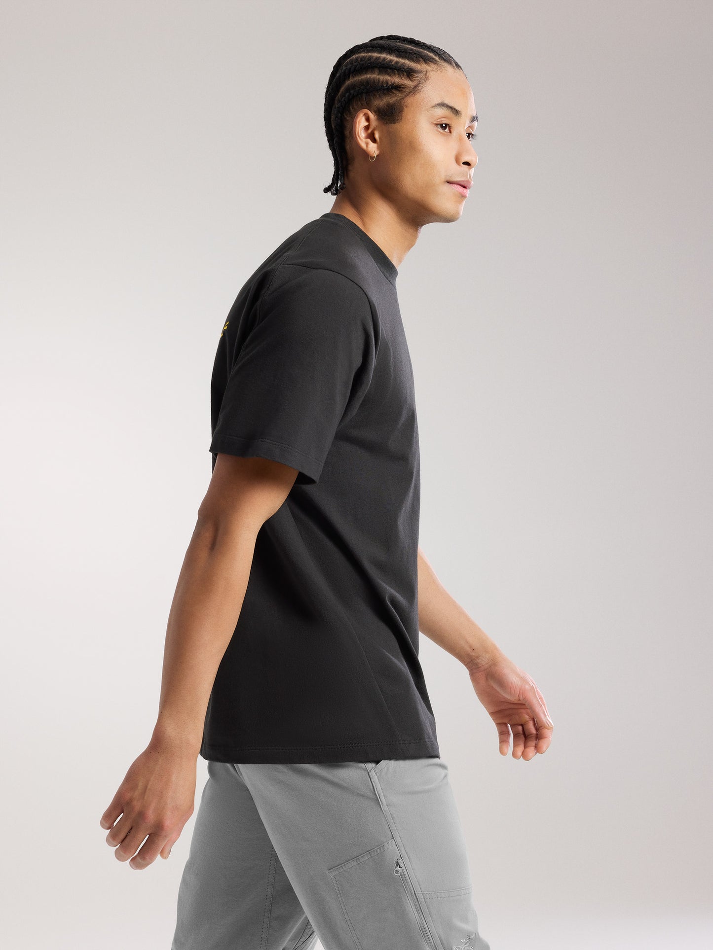Kragg Cotton Logo Shirt SS Men's